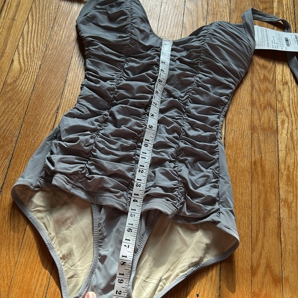 NWT Diva  Swim by Rachel Pappo Old Fashioned Ruched One-piece “Havana”, size 12 - Picture 9 of 9